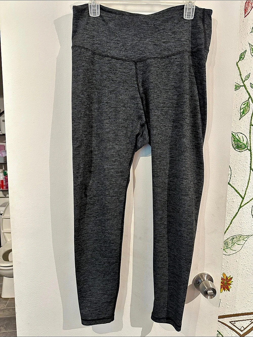Old Navy Active Space-Dye Leggings Black
